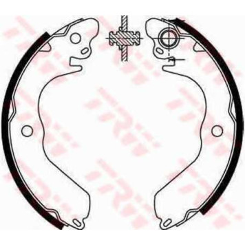 Комплект тормозных колодок для MITSUBISHI COLT(C5#A, CA#A, CJ#, CP#), LANCER(C6#A, C7#A, CB/D#A, CJ-CP#), MIRAGE(C5# - C8#, CJ - CM, CJ#A, CL#A) <b>TRW GS8553</b>