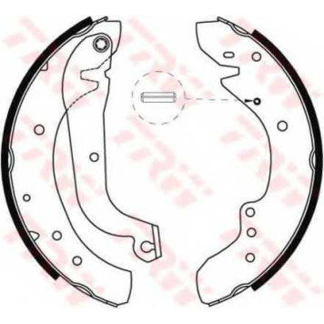 Комплект тормозных колодок для CITROEN C25 / FIAT DUCATO, TALENTO / OPEL ARENA / PEUGEOT J5 / RENAULT MASTER, TRAFIC <b>TRW GS8565</b>