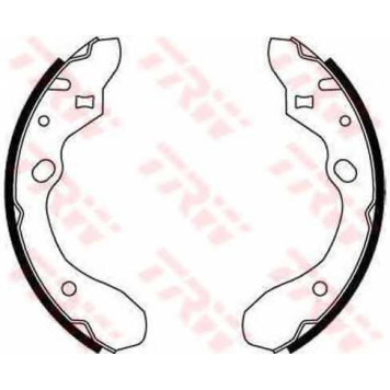 Комплект тормозных колодок для MAZDA 323 F(BJ), 323 P(BA), 323(BG), FAMILIA(BA,BG,BJ), MX-3(EC) <b>TRW GS8582</b>