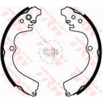 Комплект тормозных колодок для SUBARU FORESTER(SF,SG), IMPREZA(GC,GD,GF,GFC,GG), LEGACY(BC,BD,BG,BJF) <b>TRW GS8584</b>