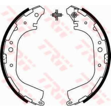 Комплект тормозных колодок для INFINITI QX4 / NISSAN NAVARA(D22), PATHFINDER(R50), PICKUP(D21,D22) <b>TRW GS8590</b>