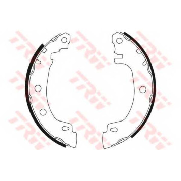 Комплект тормозных колодок для RENAULT MEGANE(BA0/1#, DA0/1#, EA0/1#, KA0/1#, LA0/1#) <b>TRW GS8616</b>-1