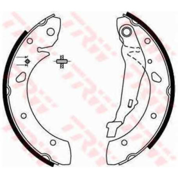 Комплект тормозных колодок для TOYOTA AVENSIS(#T22#) <b>TRW GS8632</b>