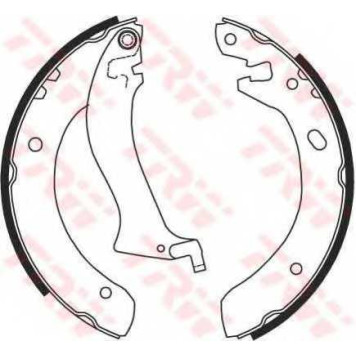 Комплект тормозных колодок для LAND ROVER FREELANDER(LN,LN#) <b>TRW GS8633</b>