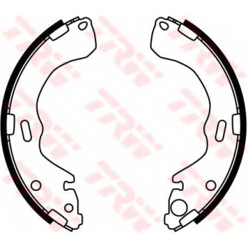 Комплект тормозных колодок для FORD MAVERICK / MAZDA 626(GF,GW), PREMACY(CP), TRIBUTE(EP) <b>TRW GS8664</b>