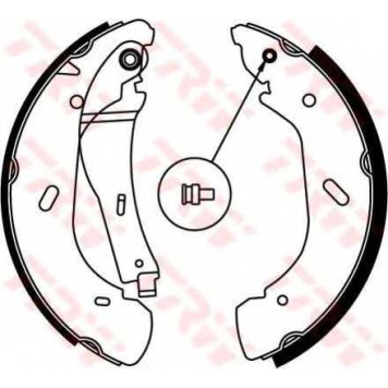 Комплект тормозных колодок для FORD TRANSIT(FA# #,FB# #,FC# #,FD# #,FM# #,FN# #,FS# #,FZ# #) <b>TRW GS8690</b>