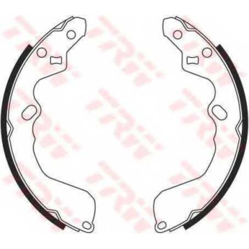 Комплект тормозных колодок для KIA CARENS(FC,FJ), CLARUS(GC,K9A) / MAZDA 626(GE) <b>TRW GS8694</b>