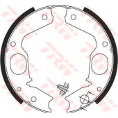 Комплект колодок стояночной тормозной системы TRW GS8695