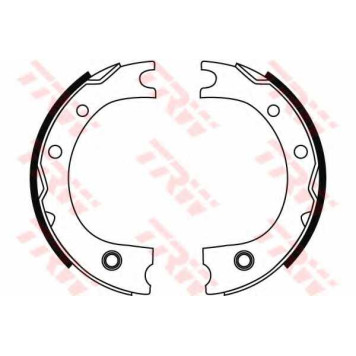 Комплект колодок стояночной тормозной системы TRW GS8716-1