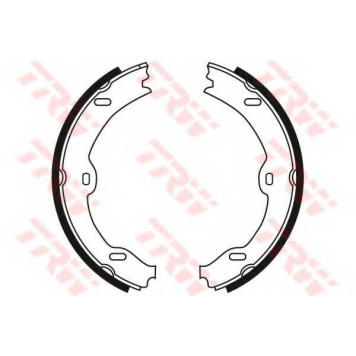Комплект колодок стояночной тормозной системы TRW GS8721-1