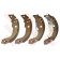 Комплект тормозных колодок для CITROEN C3, DS3 / PEUGEOT 207(WA#,WC#,WK#) <b>TRW GS8731</b>