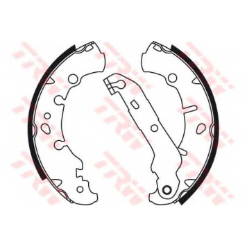Комплект тормозных колодок для FORD FIESTA(J3#, J5#, JA#, JB#, JD#, JH#, JV#), FUSION(JU#), KA(RB#), PUMA(EC#), STREET KA(RL2) / MAZDA 2(DY) <b>TRW GS8742</b>-1