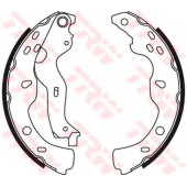 Комплект тормозных колодок для FIAT SEDICI(FY#) / SUZUKI SX4(EY,GY) <b>TRW GS8743</b>