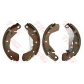 Комплект тормозных колодок для CHEVROLET AVEO(T200,T250,T255,T300), COBALT, KALOS, SPARK(M300) / DAEWOO KALOS(KLAS) <b>TRW GS8760</b>
