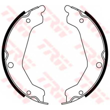 Комплект колодок стояночной тормозной системы TRW GS8763