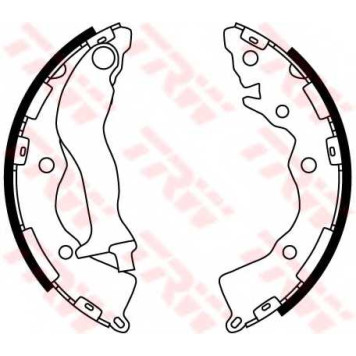 Комплект тормозных колодок для HYUNDAI ACCENT(MC) / KIA RIO(JB) <b>TRW GS8766</b>
