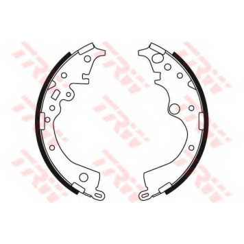 Комплект тормозных колодок для TOYOTA HIACE(KDH2#, LH1#, LXH1#, RZH1#, TRH2#) <b>TRW GS8770</b>-1