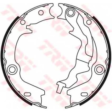 Комплект колодок стояночной тормозной системы TRW GS8781