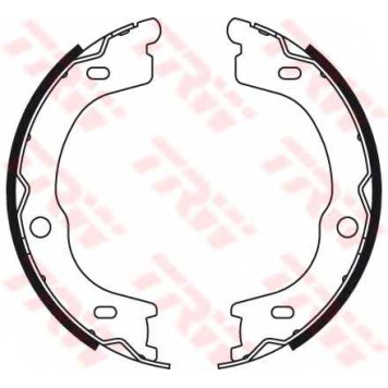 Комплект колодок стояночной тормозной системы TRW GS8784