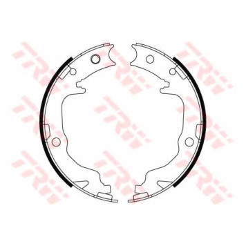 Комплект колодок стояночной тормозной системы TRW GS8804