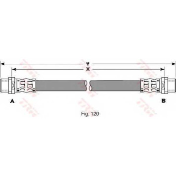 Тормозной шланг TRW PHA344