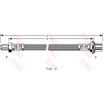 Тормозной шланг TRW PHB251