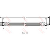 Тормозной шланг TRW PHB365