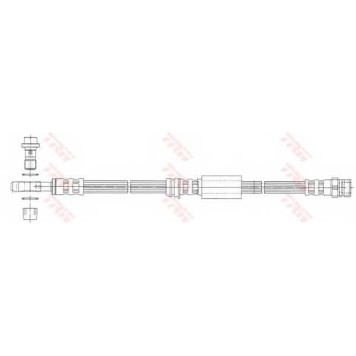 Тормозной шланг TRW PHD1014-1