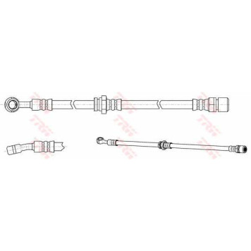 Тормозной шланг TRW PHD1017-1