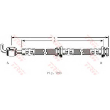 Тормозной шланг TRW PHD122