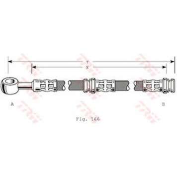 Тормозной шланг TRW PHD346