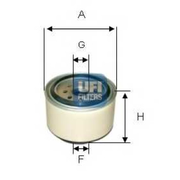 Фильтр топливный UFI 24.338.00