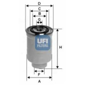 Фильтр топливный UFI 24.446.01