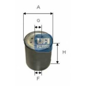 Фильтр топливный UFI 24.461.00