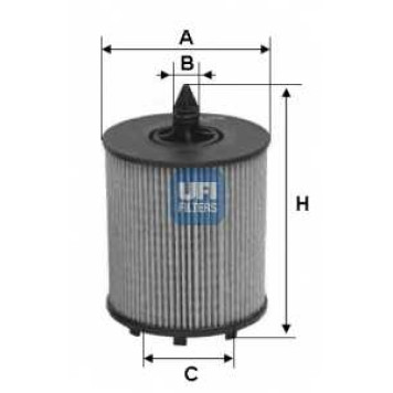 Фильтр масляный UFI 25.024.00