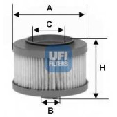 Фильтр топливный UFI 26.013.00