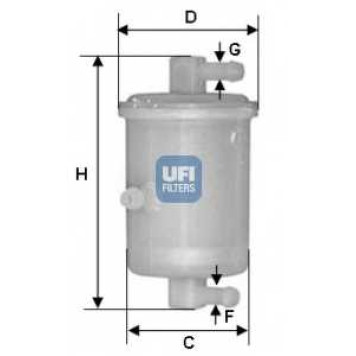 Фильтр топливный UFI 31.017.01