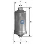 Фильтр топливный UFI 31.504.00