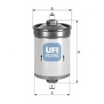 Фильтр топливный UFI 31.506.00