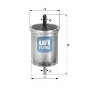 Фильтр топливный UFI 31.514.00