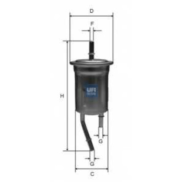 Фильтр топливный UFI 31.828.00