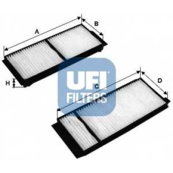 Фильтр салонный UFI 53.120.00