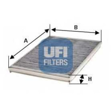 Фильтр салонный UFI 54.117.00