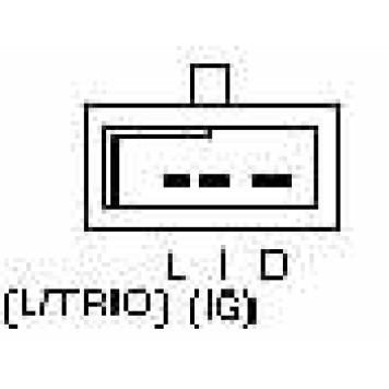 Генератор 105А для CHEVROLET EPICA(KL1#), EVANDA <b>UNIPOINT F042A00173 / ALT-1447</b>-2