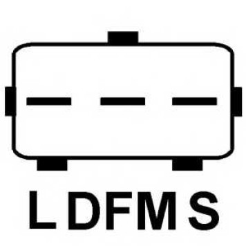 Генератор 75А для FORD TRANSIT(FB# #, FC# #, FN# #, FS# #, FZ# #,FA# #,FD# #,FM# #) <b>UNIPOINT F032UA0055 / ALT-1815</b>-1