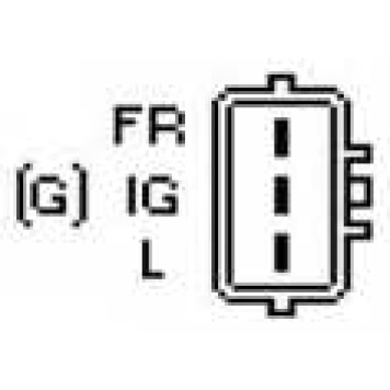 Генератор 70А для HONDA CIVIC(EK, EM1,EJ), LOGO(GA3) <b>UNIPOINT F042A03092 / ALT-3718</b>-1