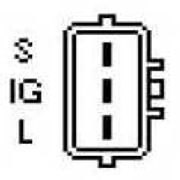 Генератор 80А для LEXUS GS / TOYOTA ARISTO, SOARER, SUPRA <b>UNIPOINT F042A02065 / ALT-5089</b>-2