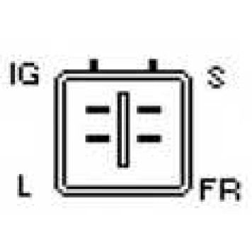 Генератор 80А для TOYOTA AVENSIS, COROLLA, WISH <b>UNIPOINT F042A02089 / ALT-5111B</b>-2