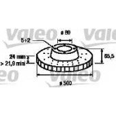 Тормозной диск VALEO 197131