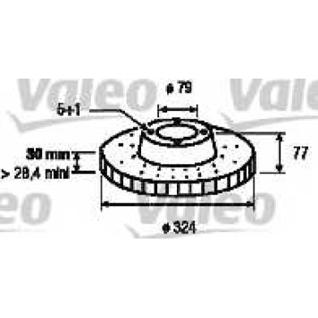 Тормозной диск VALEO 197193